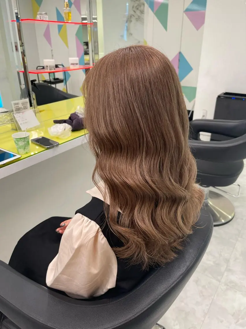 ロング カラー ボブカットモデル 募集中　ukaのヘアスタイル