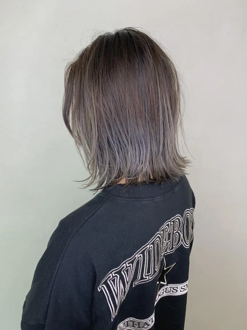 ショート カラー ヘアアレンジ グラデーションカラー ハイライトカラー ハイライト 新井 広之のヘアスタイル
