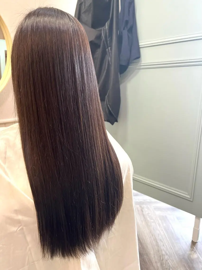 ロング パーマ 髪質改善 ストレートパーマ 艶髪専門美容師🏄 kazuレスlessのヘアスタイル