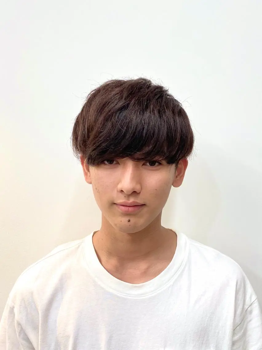 カラー メンズ うる艶ヘア♡韓国好き 透明感　shotaのヘアスタイル