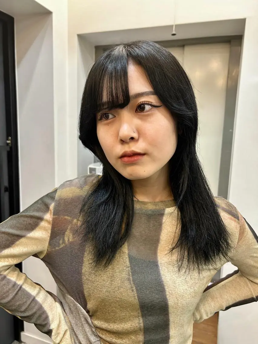 ロング 🤍ワンホンヘア 🤍Rikuto🤍のヘアスタイル