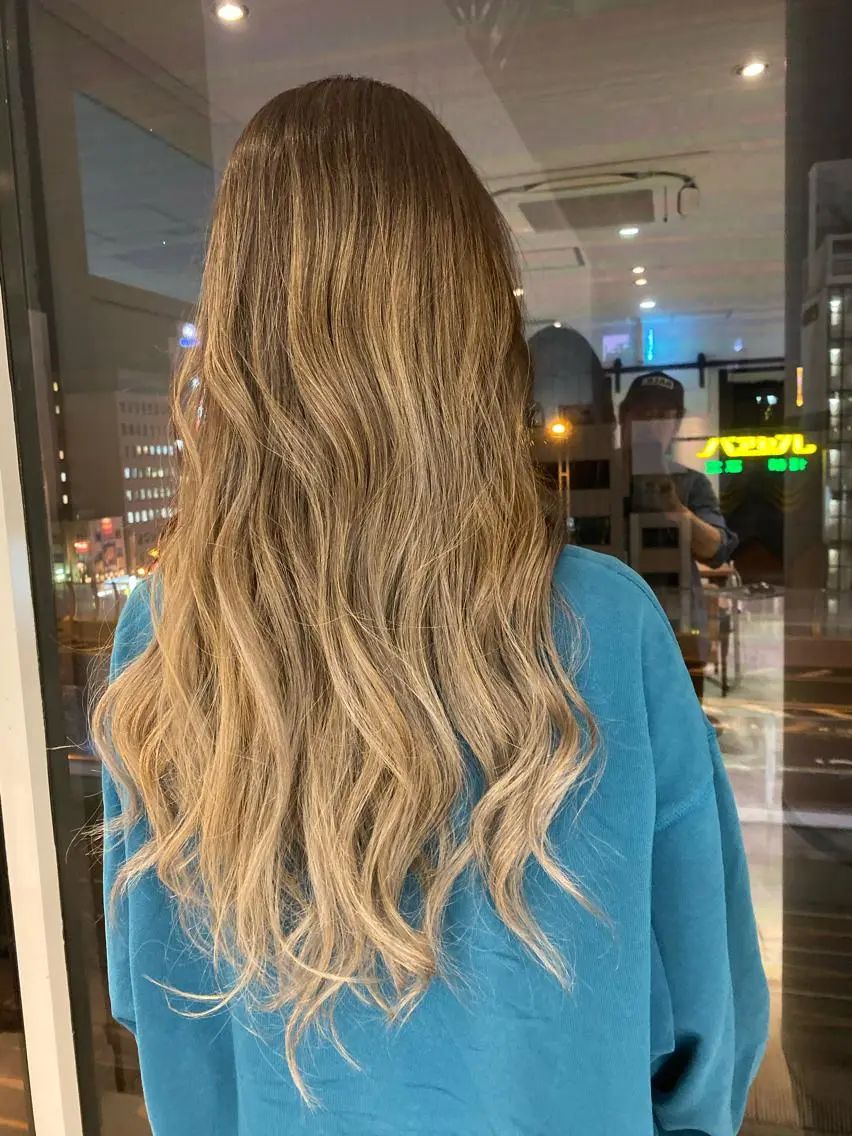 ロング カラー welring hair salonのヘアスタイル
