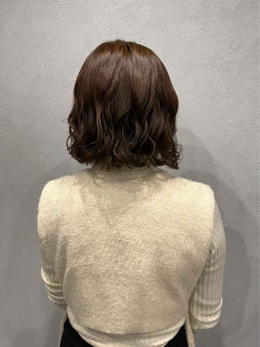 ミディアム パーマ 吉田一輝 外国人パーマのヘアスタイル