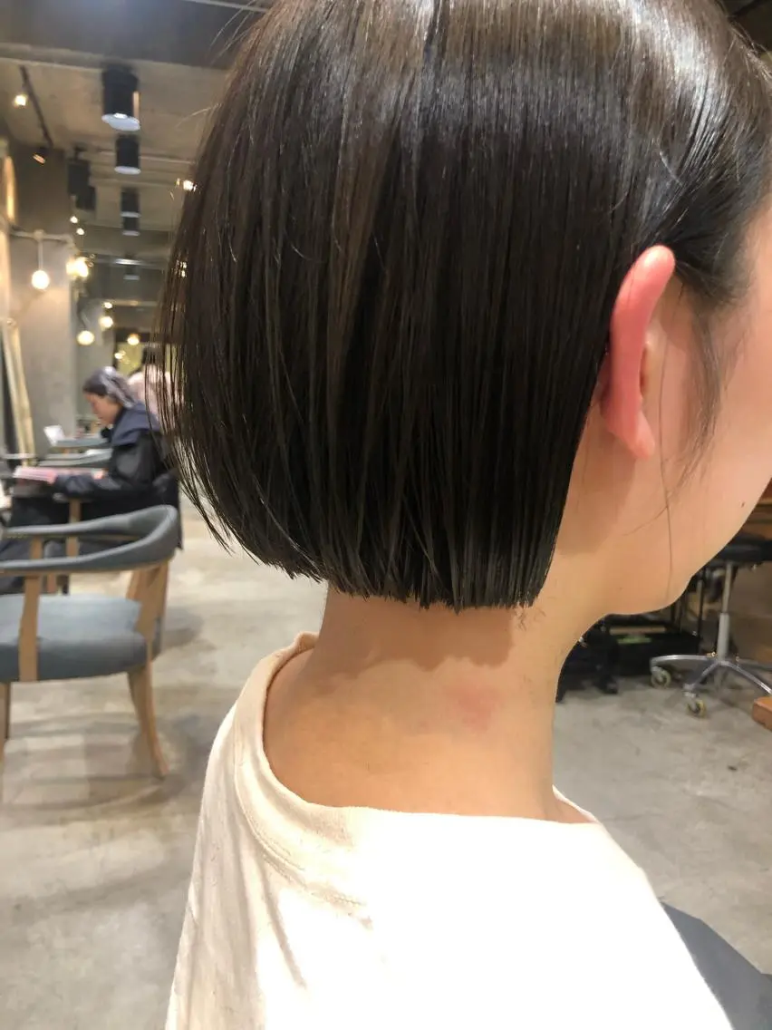 ショート カラー 半個室サロン／韓国 ヘア‎Amiのヘアスタイル