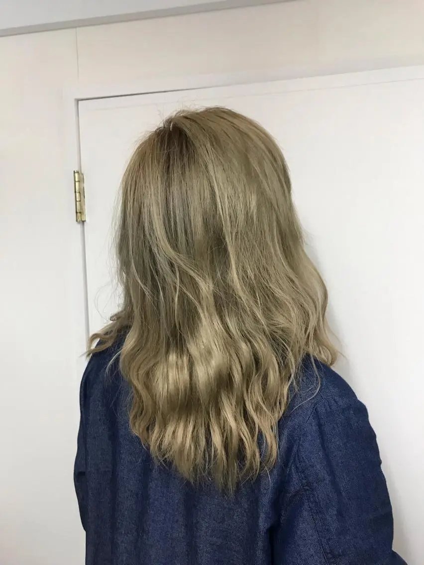 セミロング ヘアカラー dude hair design.のヘアスタイル