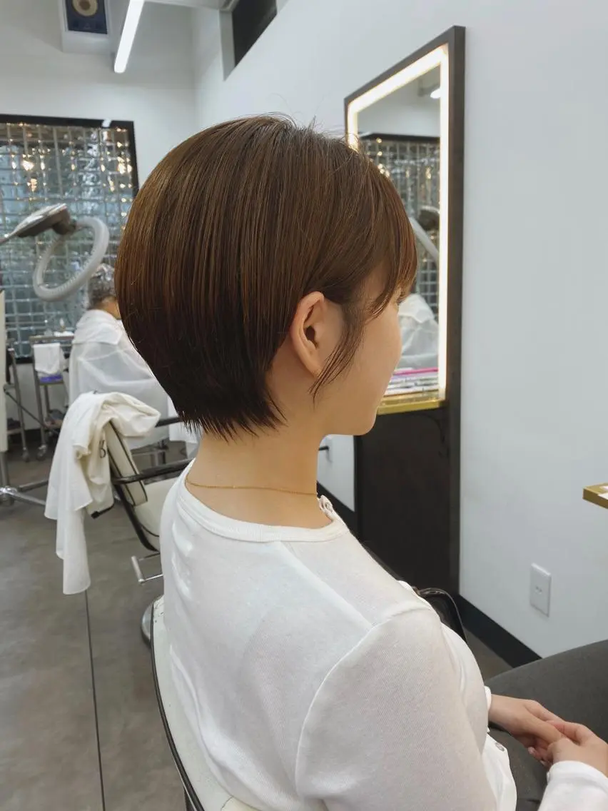 ショート ショートヘア 大石 沙季のヘアスタイル