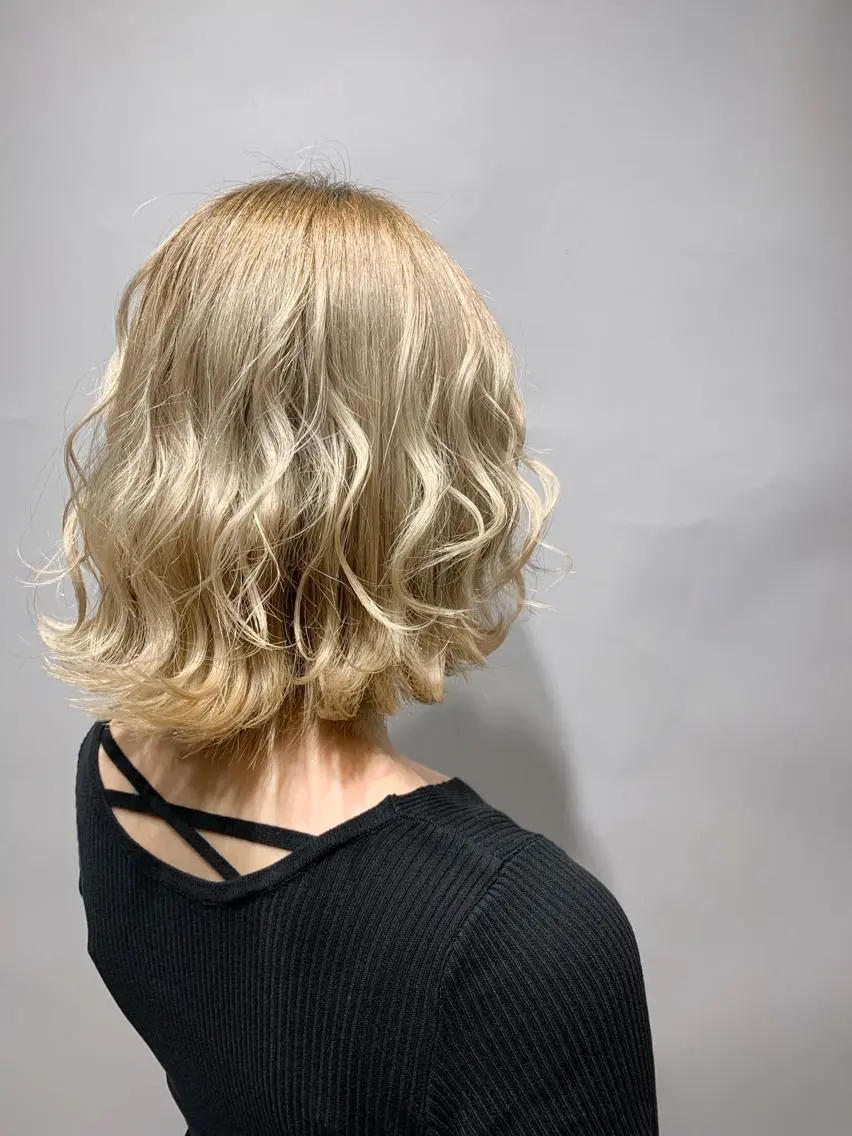 ミディアム 中野 竜介のヘアスタイル