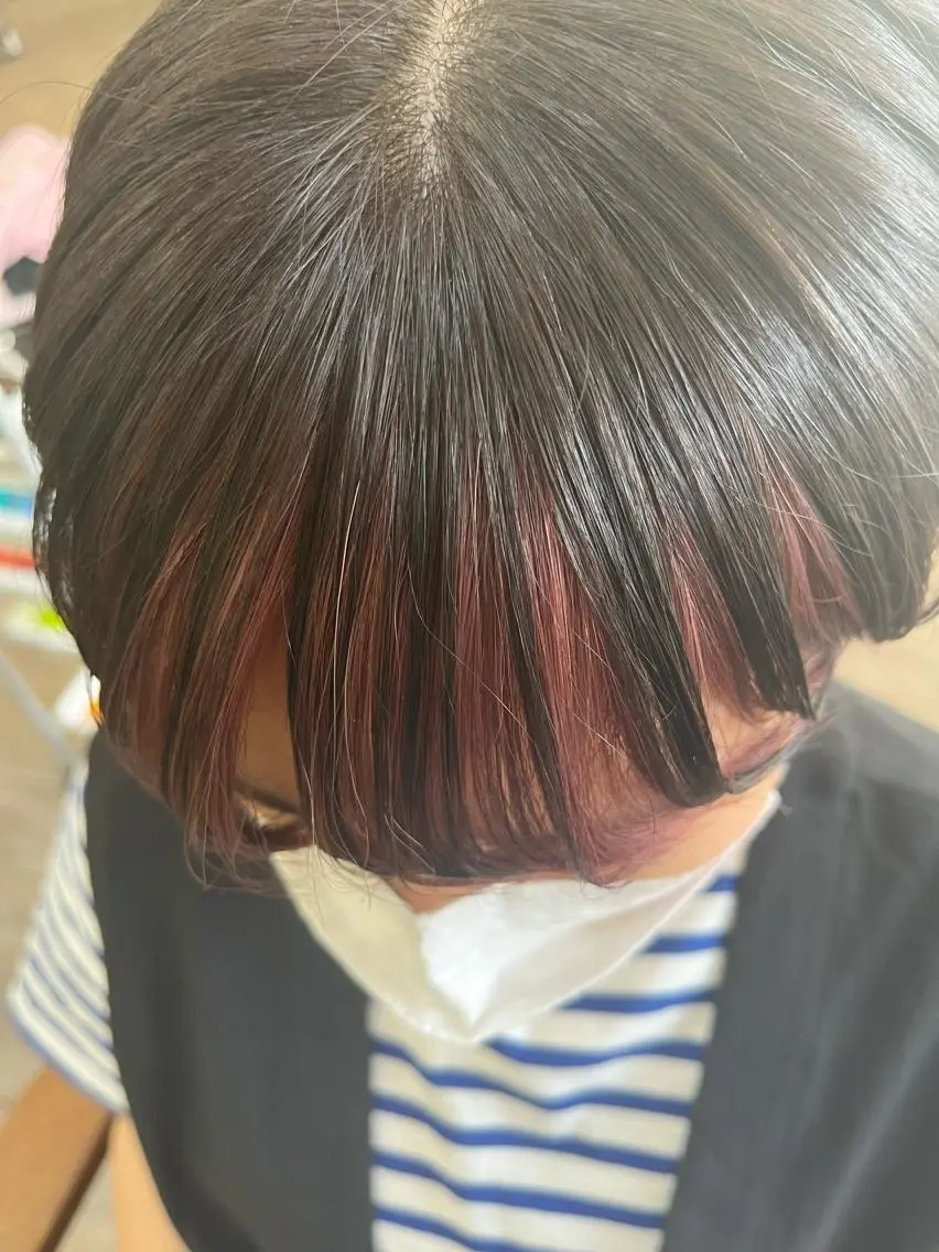 カラー バレイヤージュ ブリーチ ケアブリーチ ダブルカラー イヤリングカラー 戸川 紗良のヘアスタイル