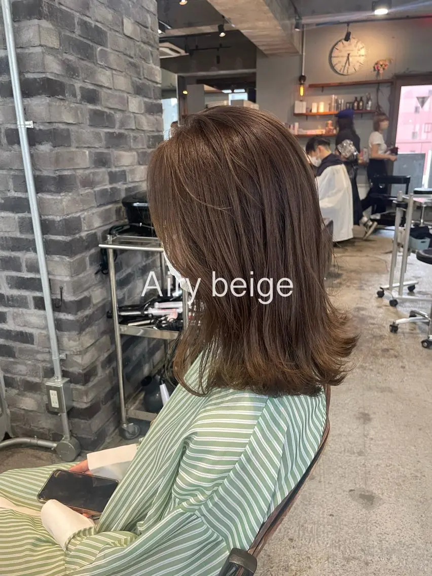ミディアム カラー ミディアムパーマ ダブルカラー グラデーションカラー ハイライトカラー イルミナカラー カット ヘアカラー トリートメント 🌼褒められヘア🌼 kaoのヘアスタイル