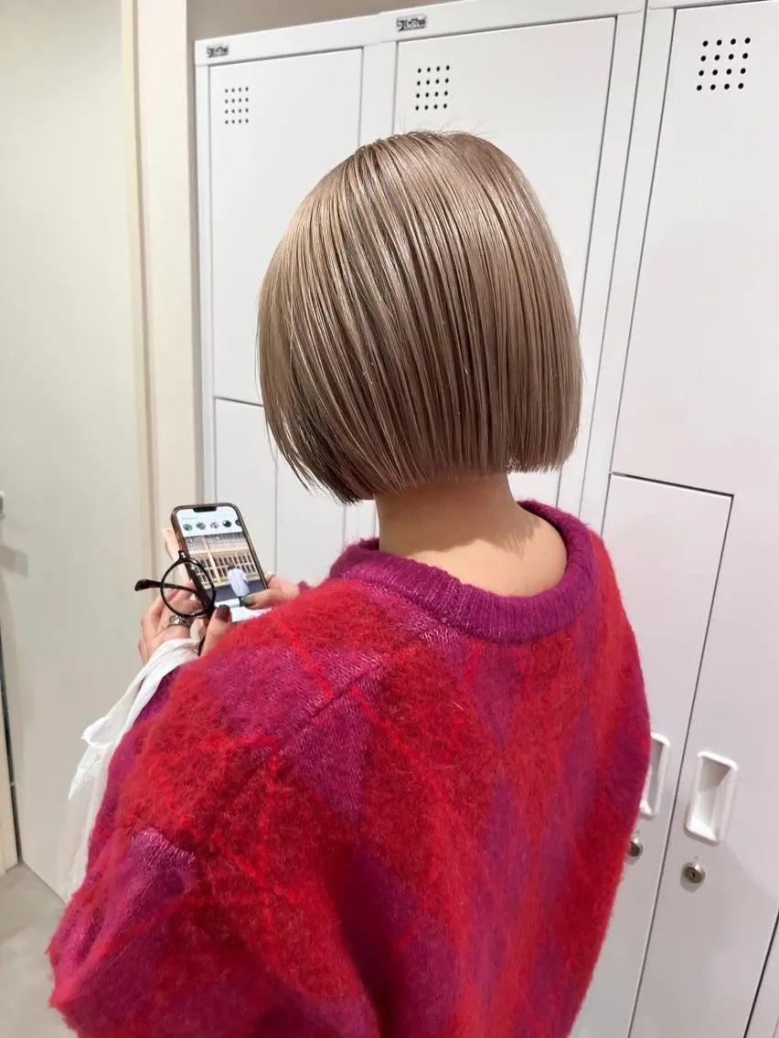 カラー ヘアカラー 河原 楓樹のヘアスタイル