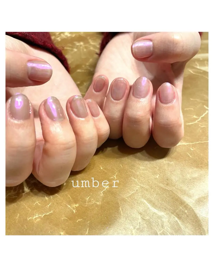 ネイル クリアネイル フラッシュネイル フットネイル フレンチネイル マグネットネイル ハンドネイル umber 三茶1分のネイルデザイン