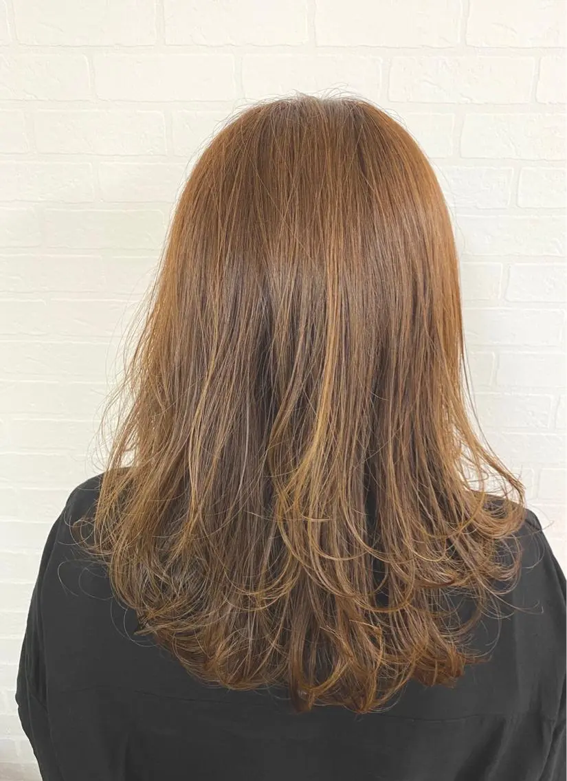 ミディアム カラー 🎁無料カットカラー 📷撮影モデル募集✨のヘアスタイル