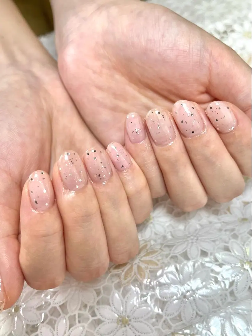 ネイル ジェルネイル 韓国ネイル ラメ(グリッター) ラメグラデーション パラジェル nails' it...のネイルデザイン