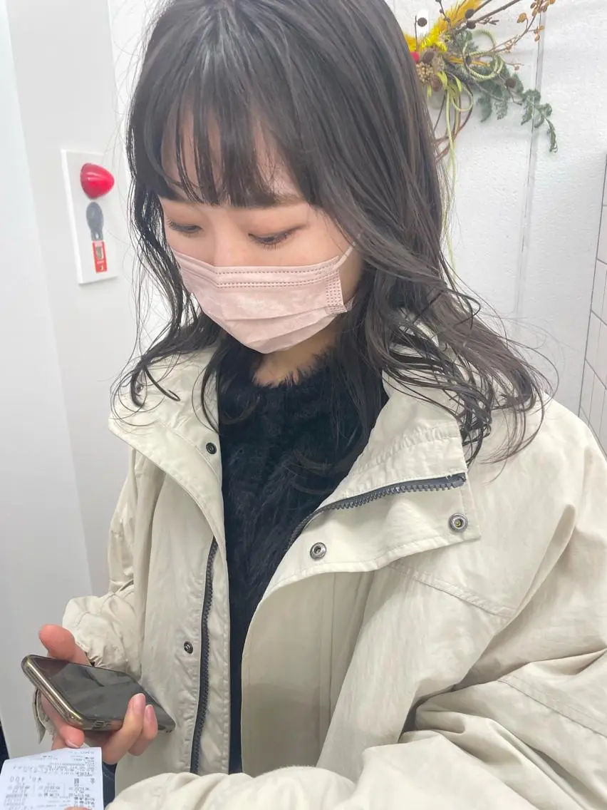 ミディアム カラー カット ヘアカラー 関 京磨のヘアスタイル