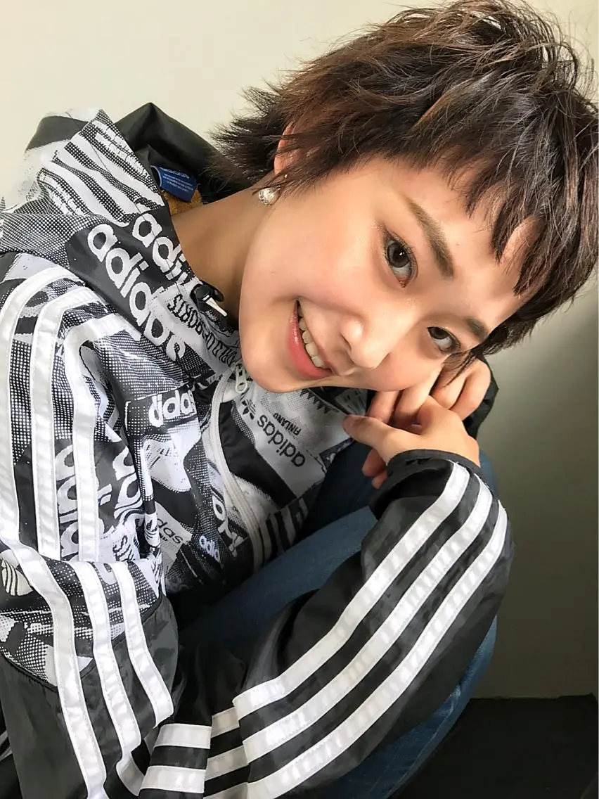 ショート カラー パーマ 上條 航平のヘアスタイル