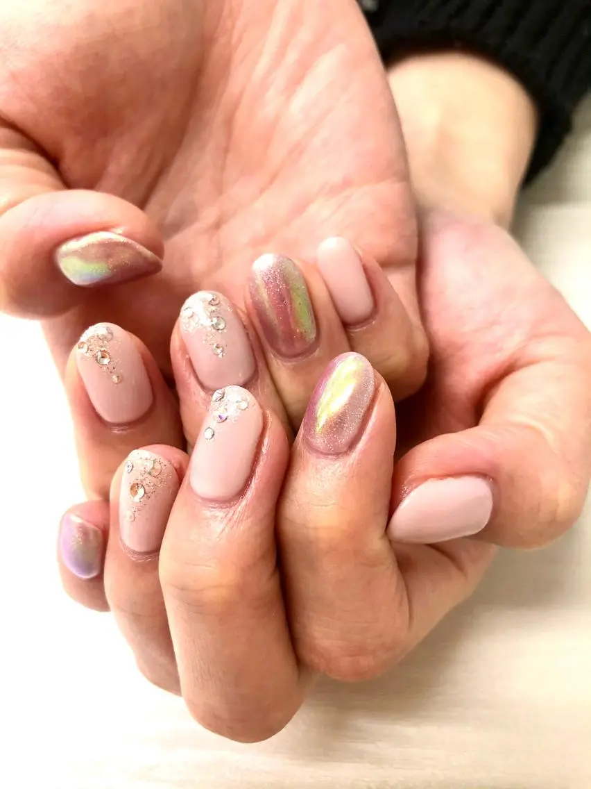 ネイル ミラーネイル 吉野✨ ネイルデザイナー✨のネイルデザイン