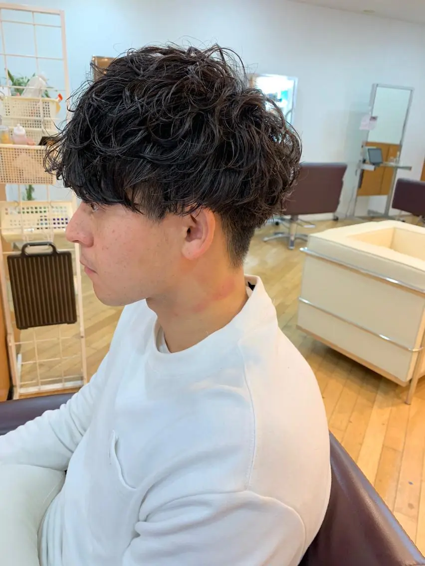 ショート カラー パーマ ヘアアレンジ メンズ メンズスタイル ly本厚木のヘアスタイル