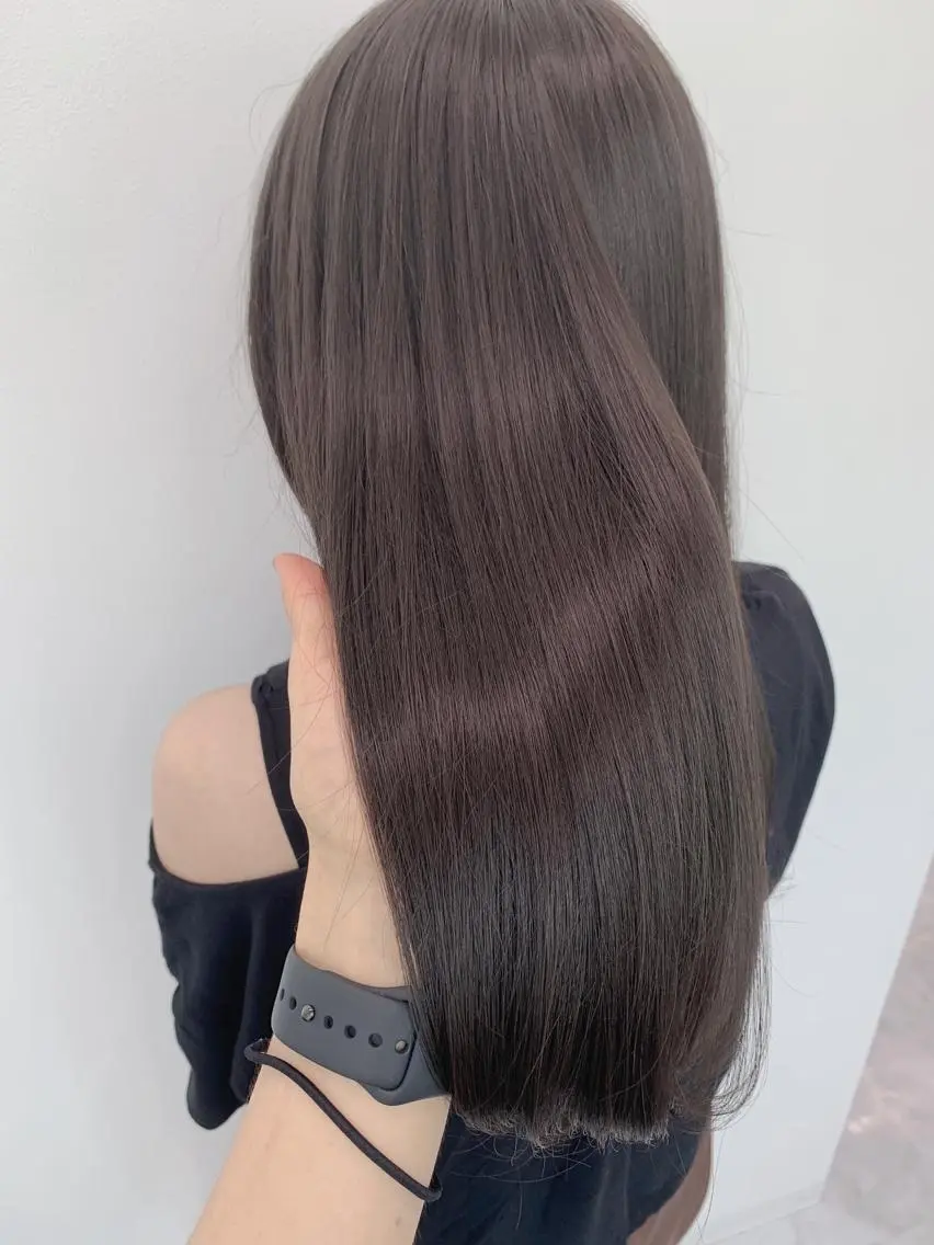 ロング カラー トリートメント ヘアセット ⛄️冬の透明感 カラー⛄️大西のヘアスタイル