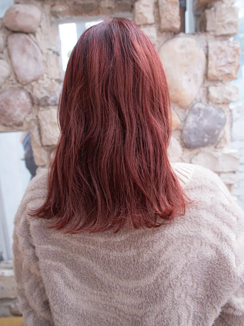 カラー 竹廣 春奈のヘアスタイル