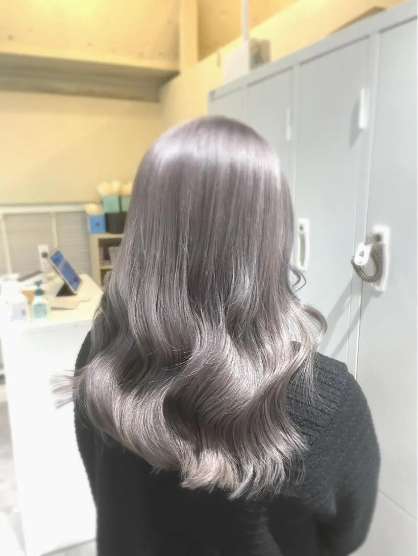 セミロング ヘアカラー トリートメント 韓国レイヤー🇰🇷 美髪縮毛矯正🫧拓海のヘアスタイル