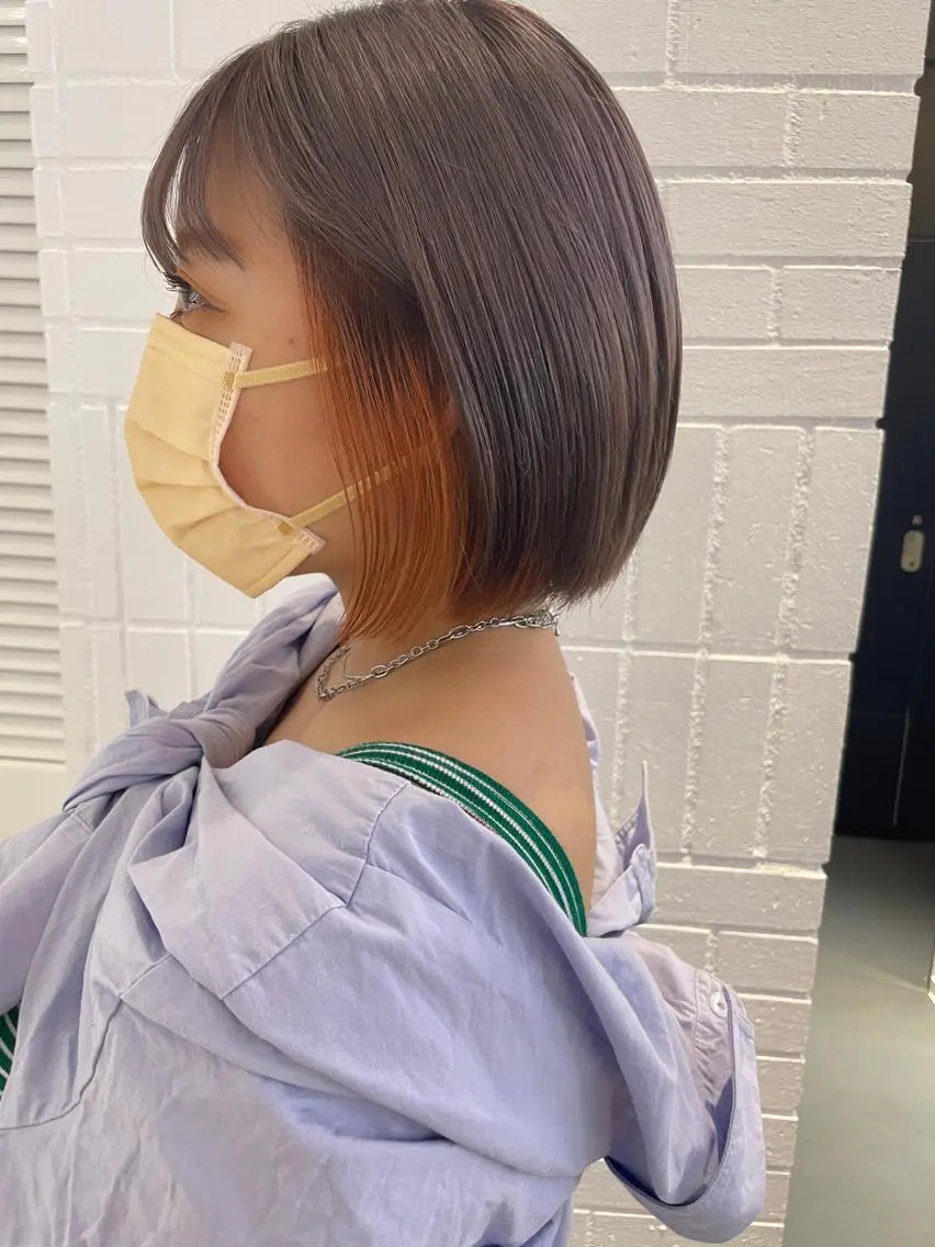 ショート ボブ 髪質改善 レイヤーカット ショートヘア MiRI💜地毛級 エクステ✖似合わせ技のヘアスタイル