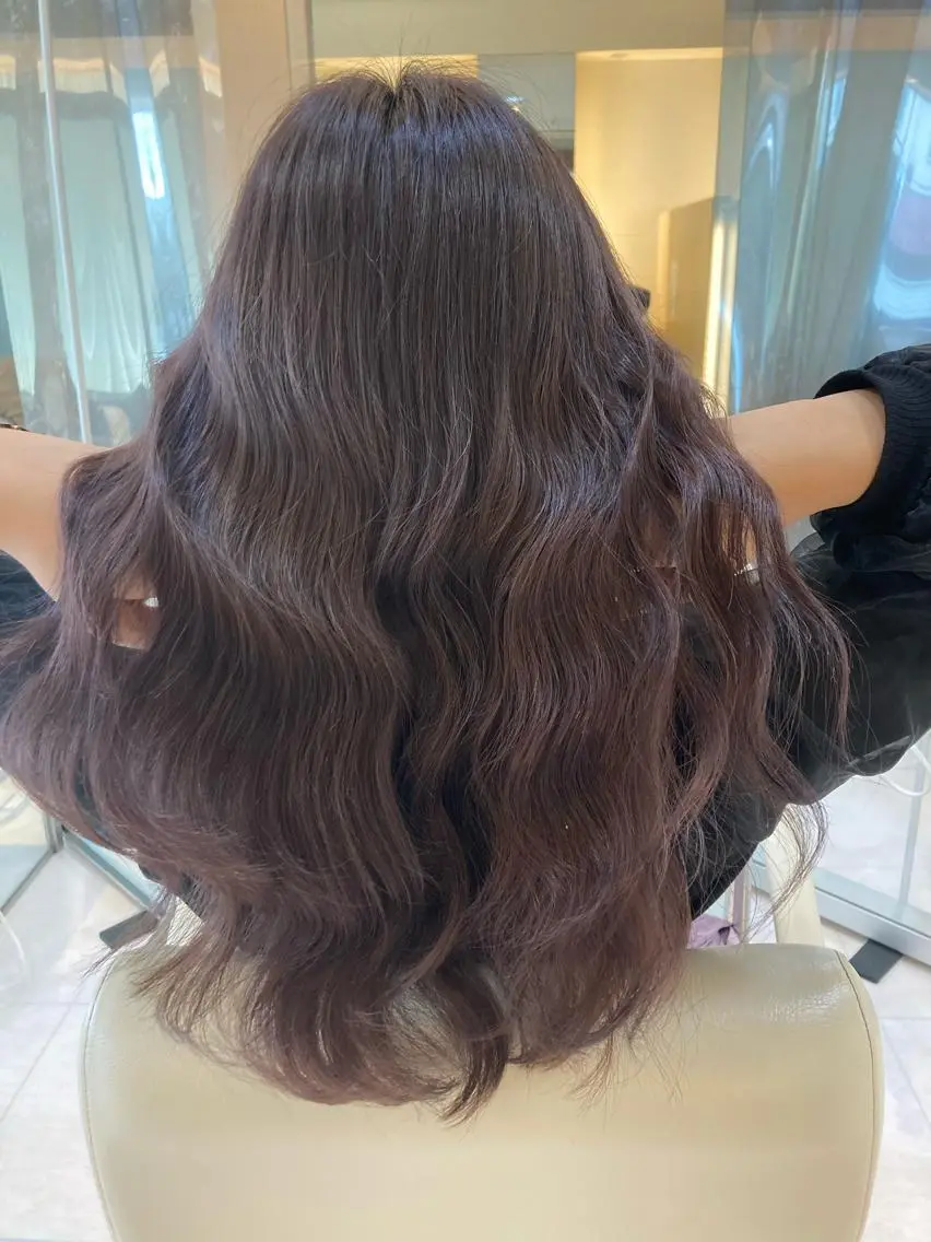 ロング カラー 透明感カラー 後藤 瑞季のヘアスタイル