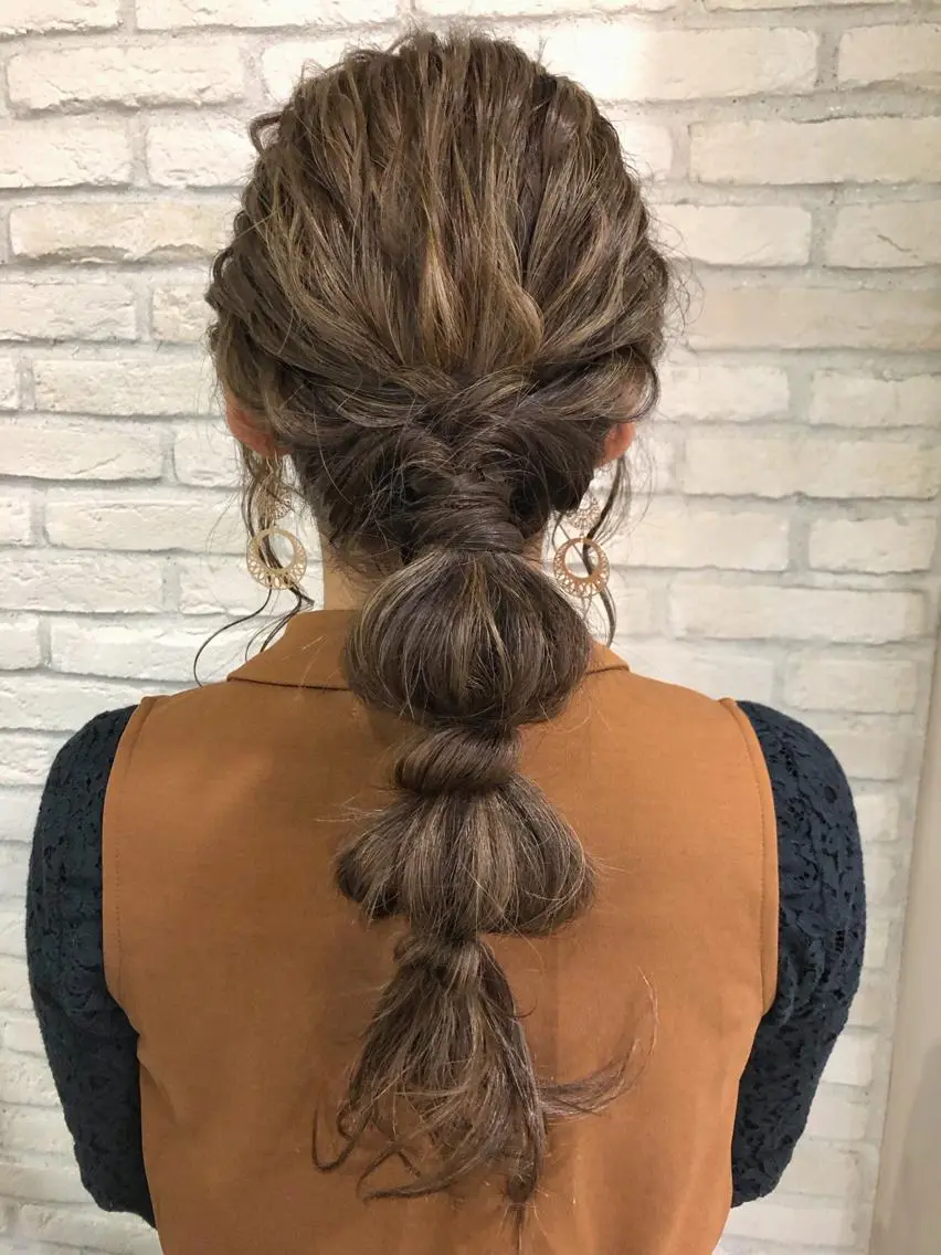 ロング ヘアアレンジ 大平 美沙のヘアスタイル