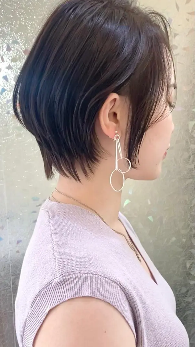 ショート カラー 山口 一馬のヘアスタイル