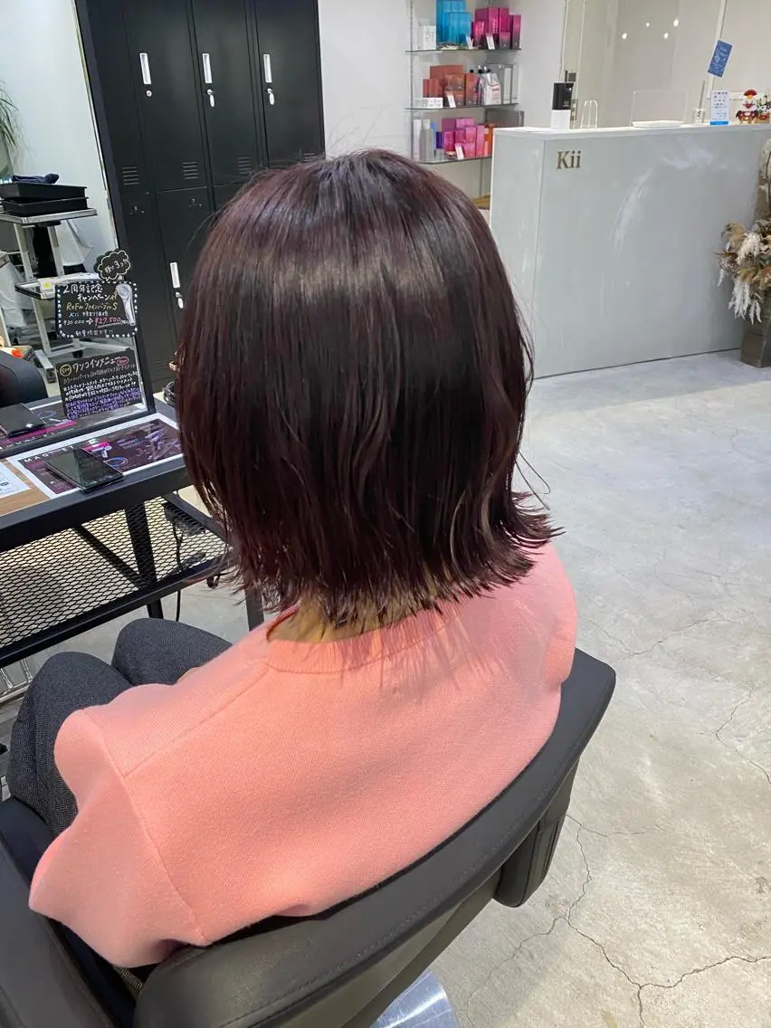 ショート カラー ラベンダーカラー ピンクカラー ピンクラベンダー メンズカット/中西 きょうかのヘアスタイル