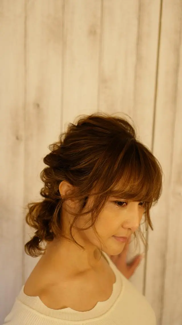 ショート カラー ヘアアレンジ ショートヘア hair make  Lucciのヘアスタイル