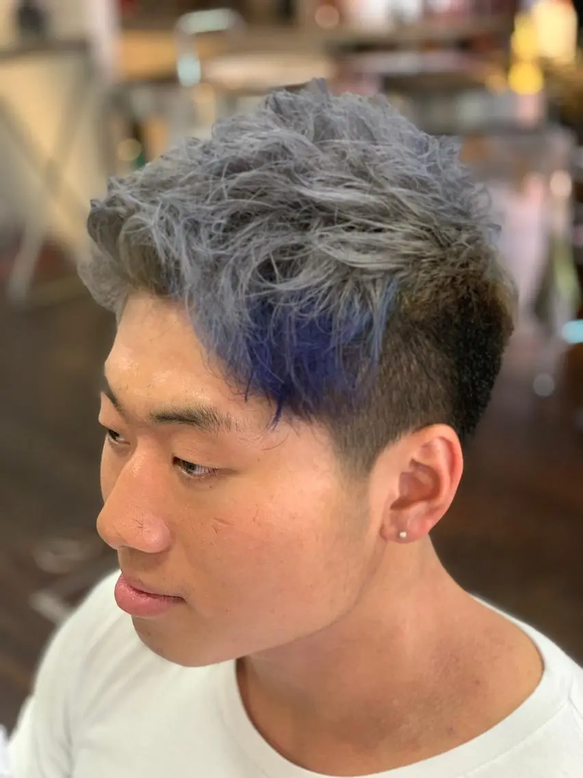 カラー メンズ カット ヘアカラー 向井 優汰のヘアスタイル