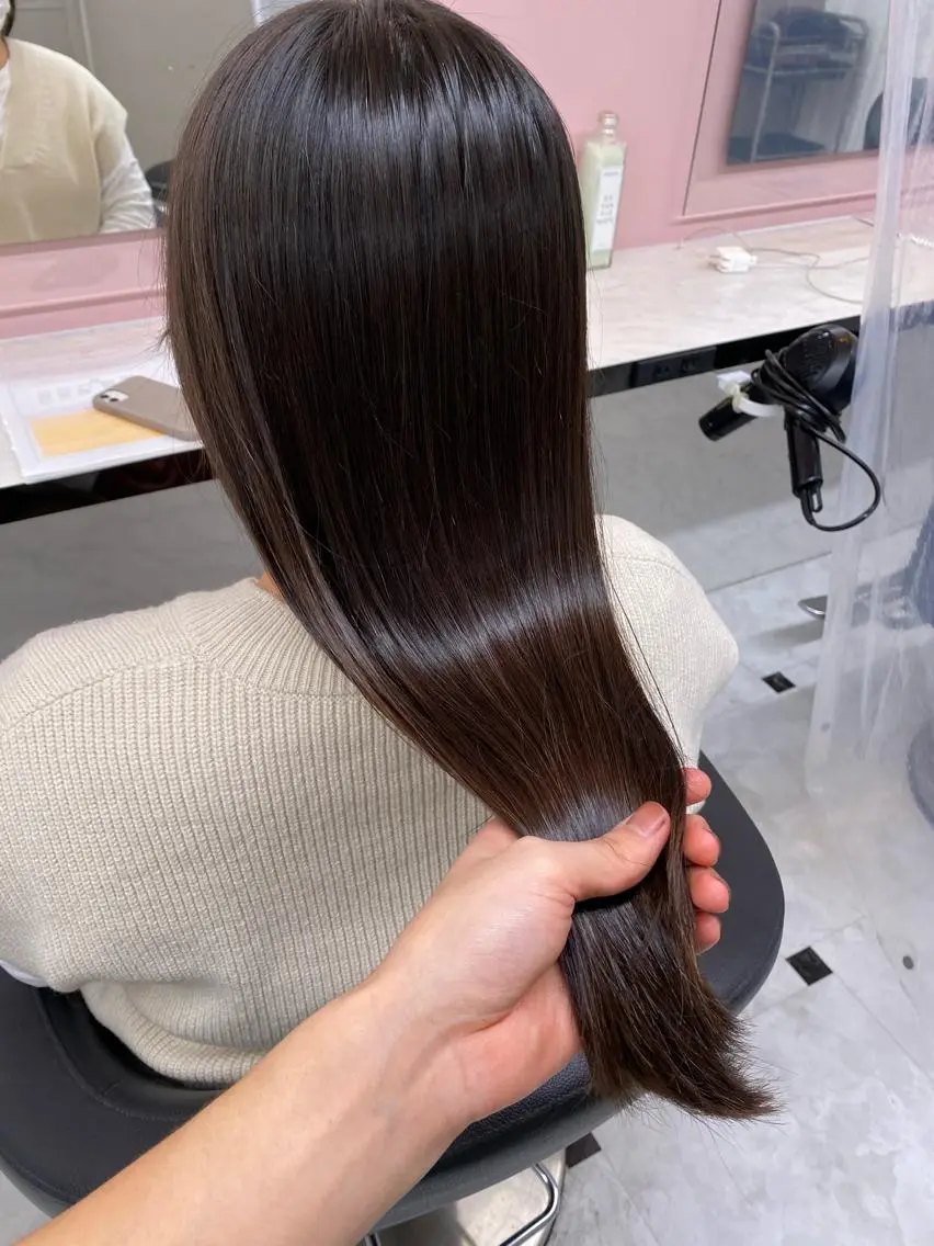 ロング ヘアアレンジ レイヤーダブルカラー KYONのヘアスタイル