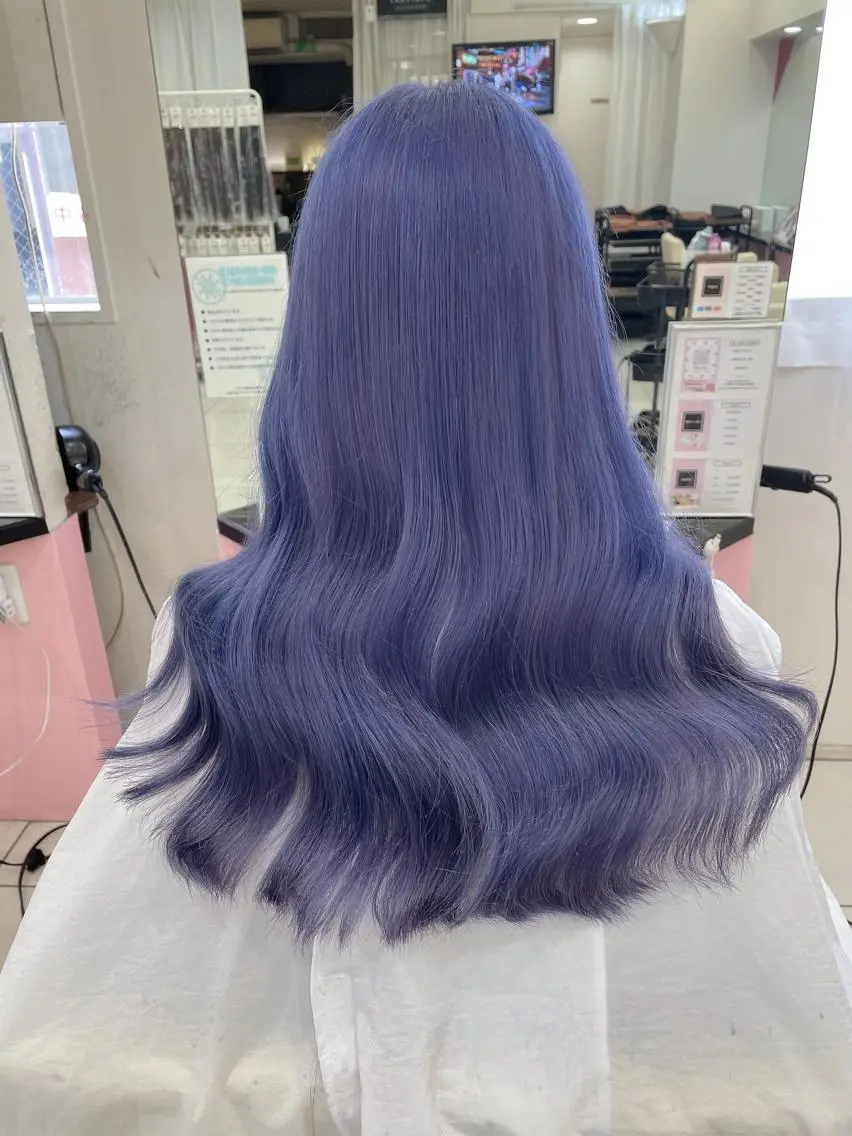 ロング カット ヘアカラー トリートメント マリカ🦋韓国 ハイトーン/エクステのヘアスタイル