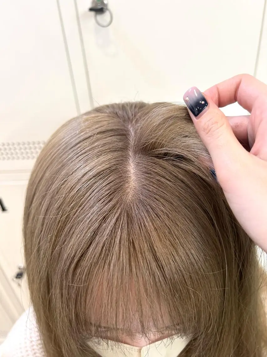 カラー ベージュカラー ブリーチ 🤍垢抜け♡透明感 カラーmoeka🤍のヘアスタイル