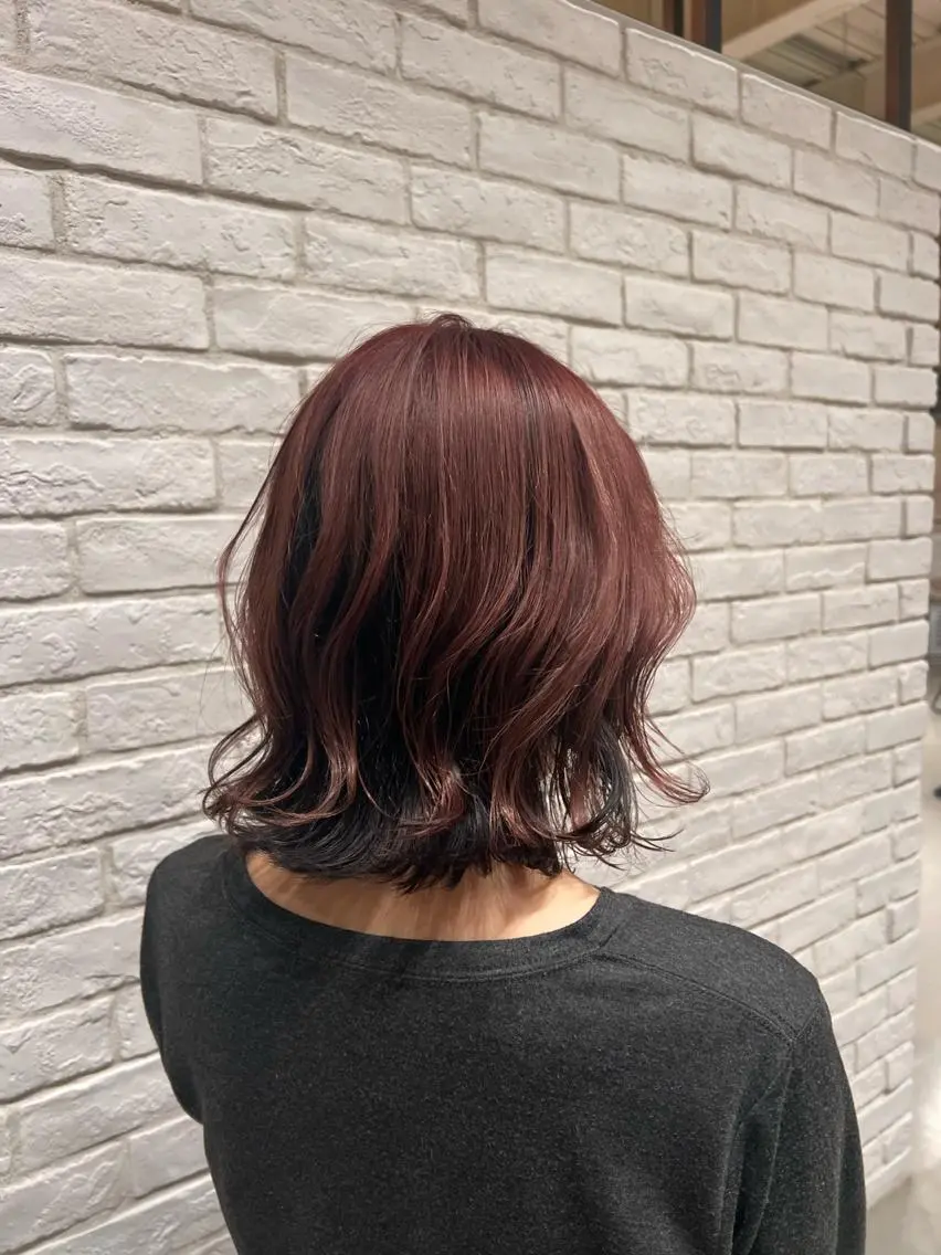 セミロング カラー 🔥メンズパーマ🔥 鈴木 翔斗のヘアスタイル