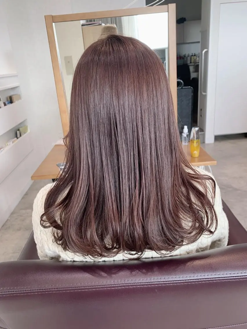 ロング カラー HAREru. モデル募集【戸塚】のヘアスタイル