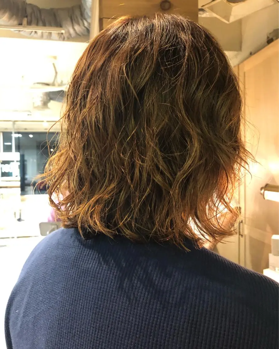 ショート パーマ カット パーマ トリートメント パーマ美容師 hanaのヘアスタイル