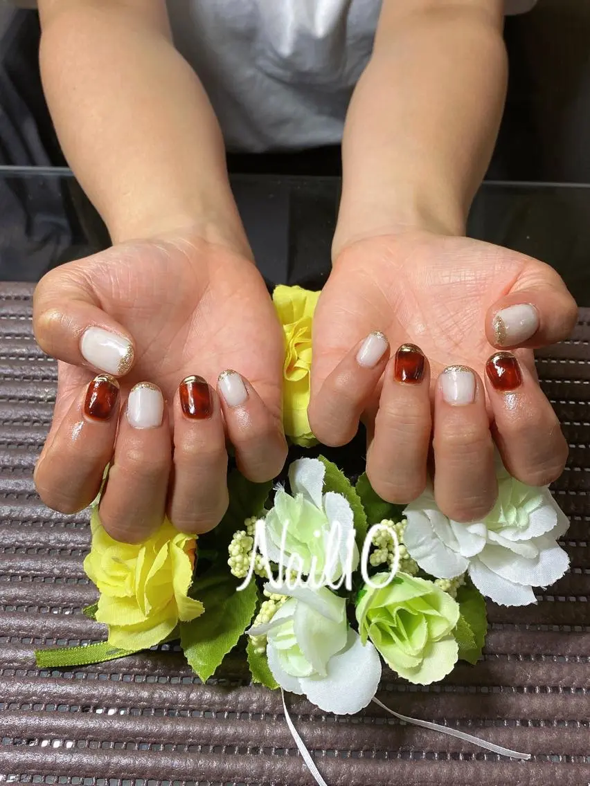 ネイル シンプルネイル ハンドネイル Nail10 Kakoのネイルデザイン