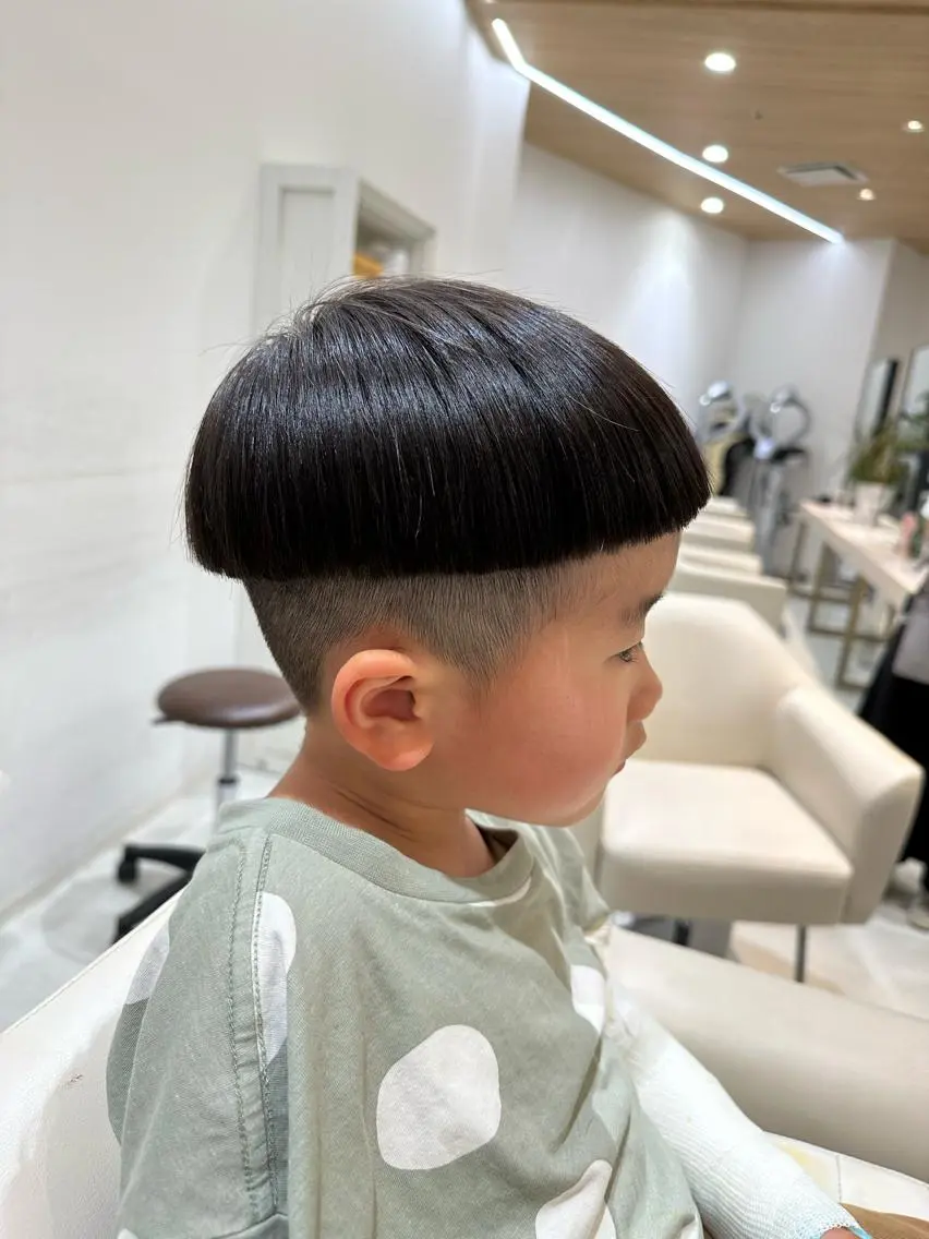 メンズ キッズ 神田 桃菜のヘアスタイル