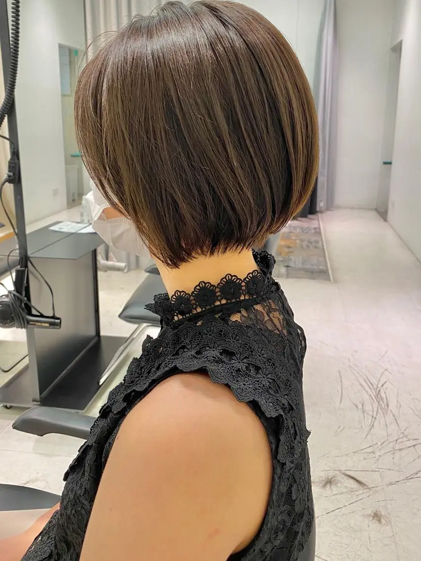 ショート カラー カット ヘアカラー 似合わせ専門美容師 なかじまのヘアスタイル
