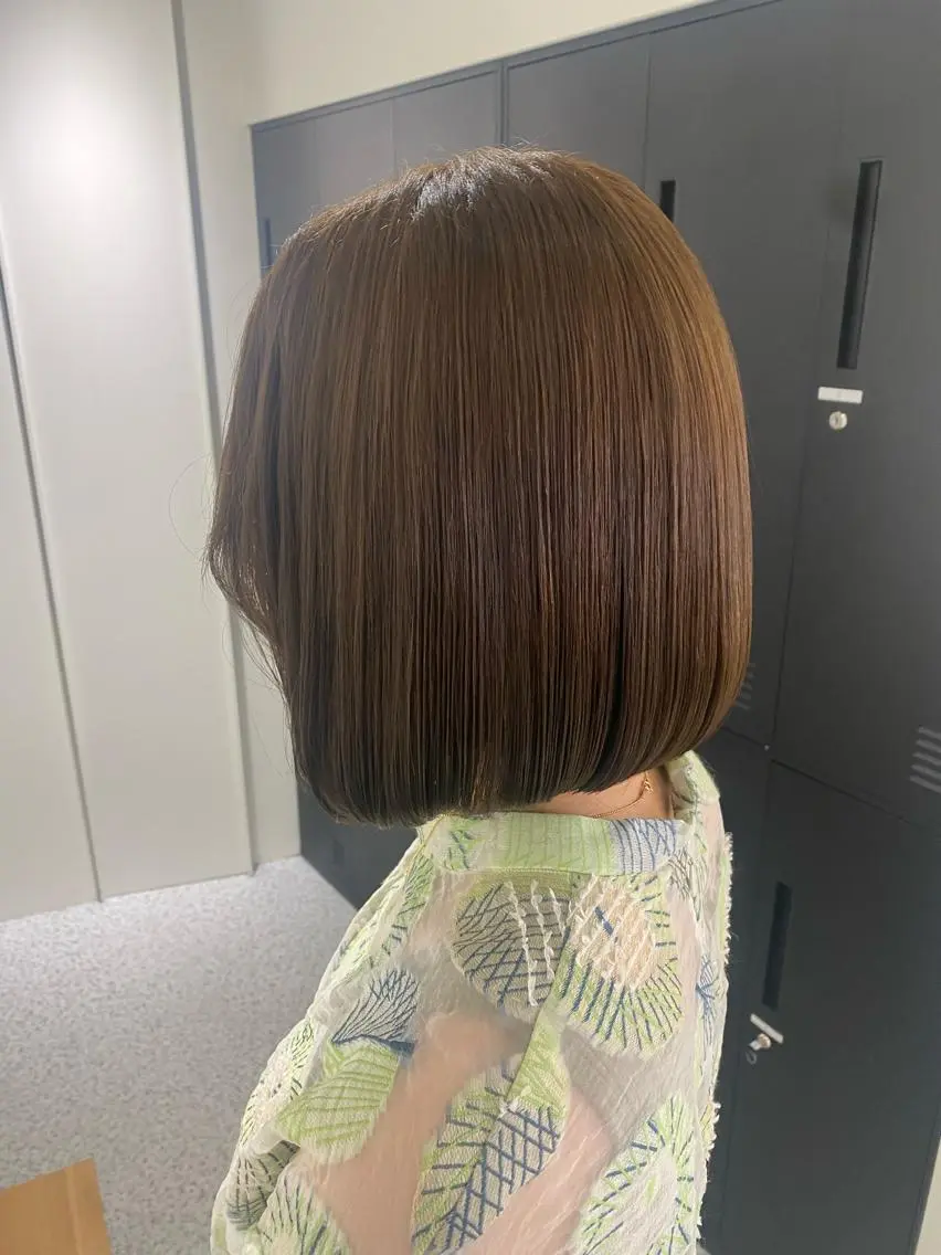 ショート カラー パーマ ヘアアレンジ 🫧赤み消し＊艶髪 nanami🫧のヘアスタイル