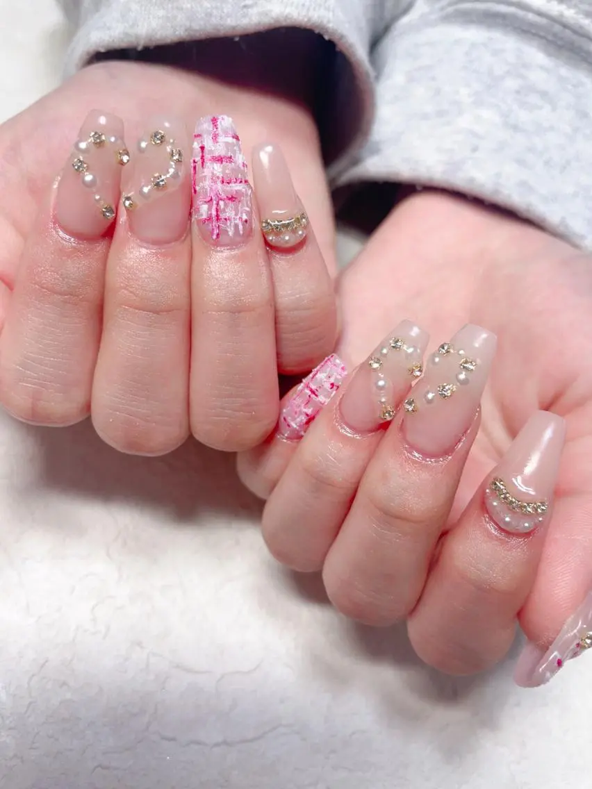 ネイル M 🌷Nail 長さだし専門店のネイルデザイン