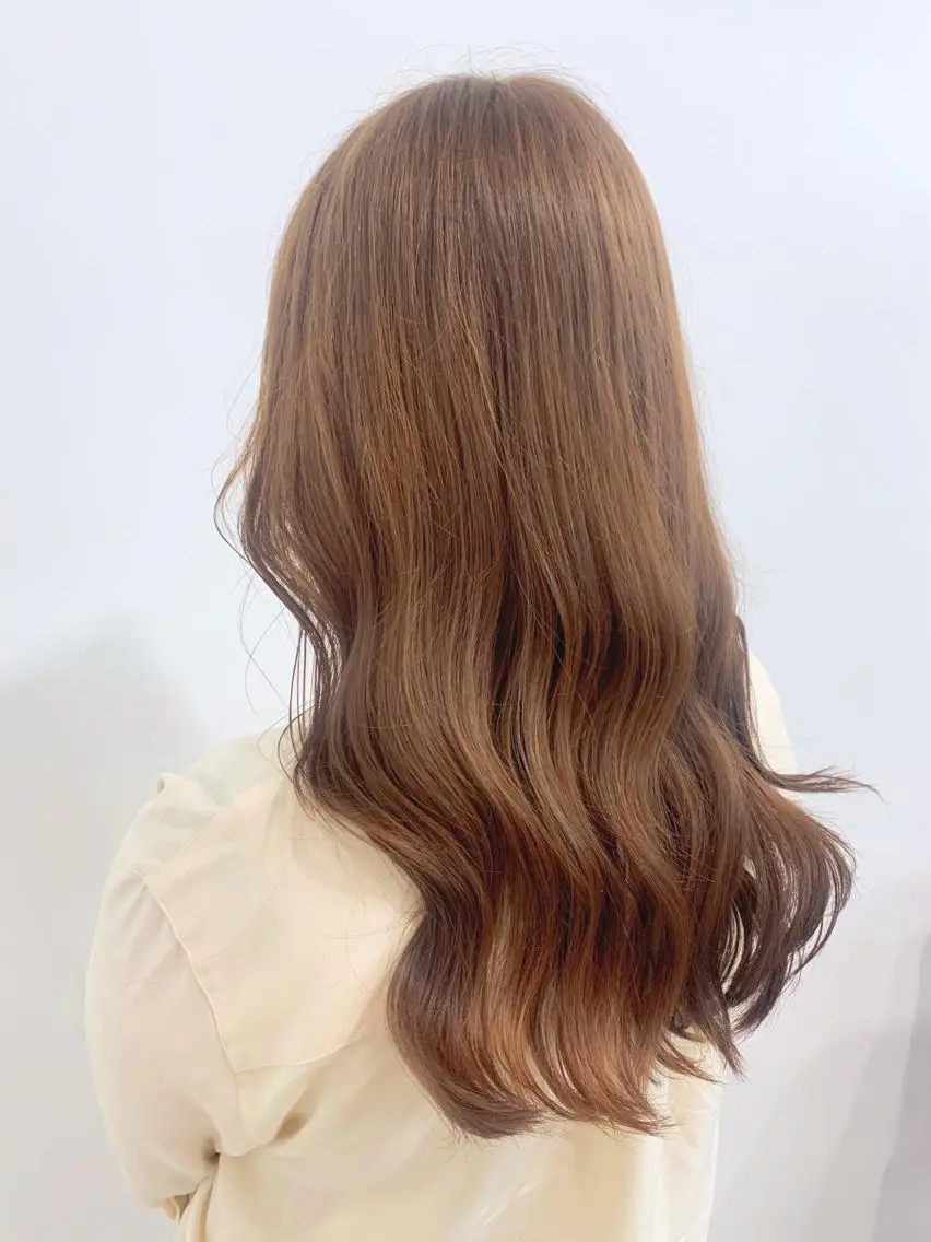 ショート カラー ヘアアレンジ ベージュカラー 🍒暖色✖️レイヤー ／Haruna🍒のヘアスタイル