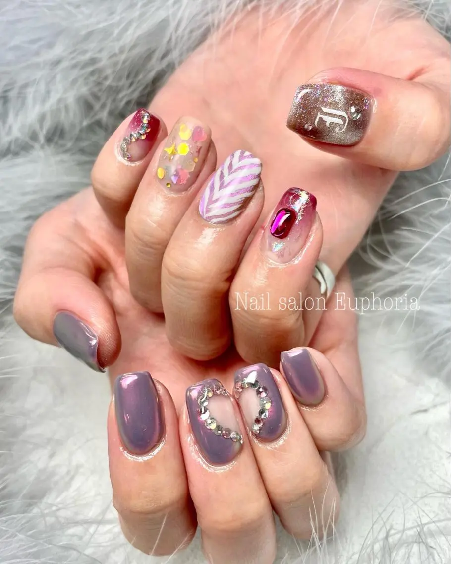 ネイル Nail salon Euphoriaのネイルデザイン