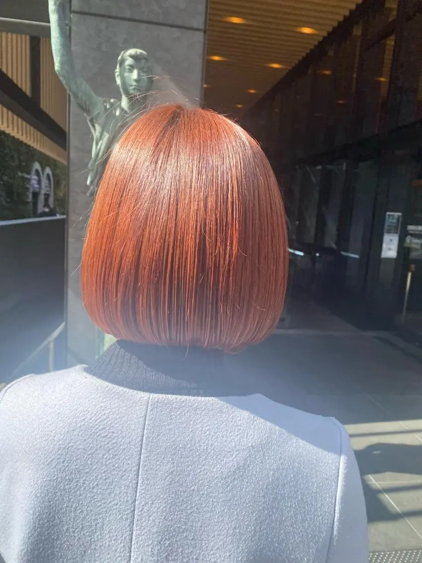 ショート カラー ヘアアレンジ 🌿レイヤー/ブリー チ/🌿JINのヘアスタイル