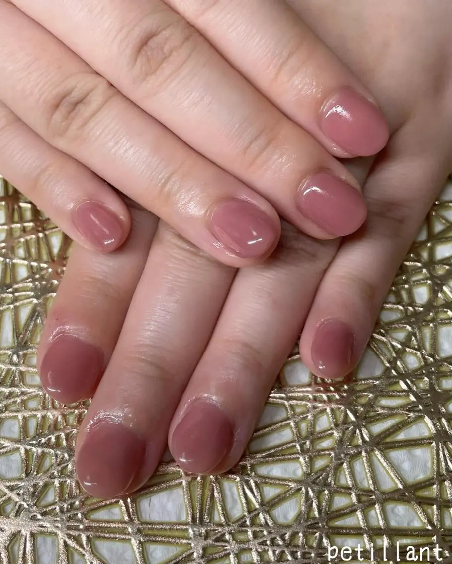 ネイル 長さ出し ハンドネイル ハンドケア nail salon petillantのネイルデザイン