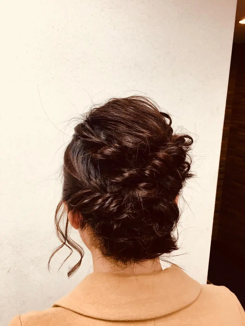ヘアアレンジ ボブ 隈本 大地のヘアスタイル