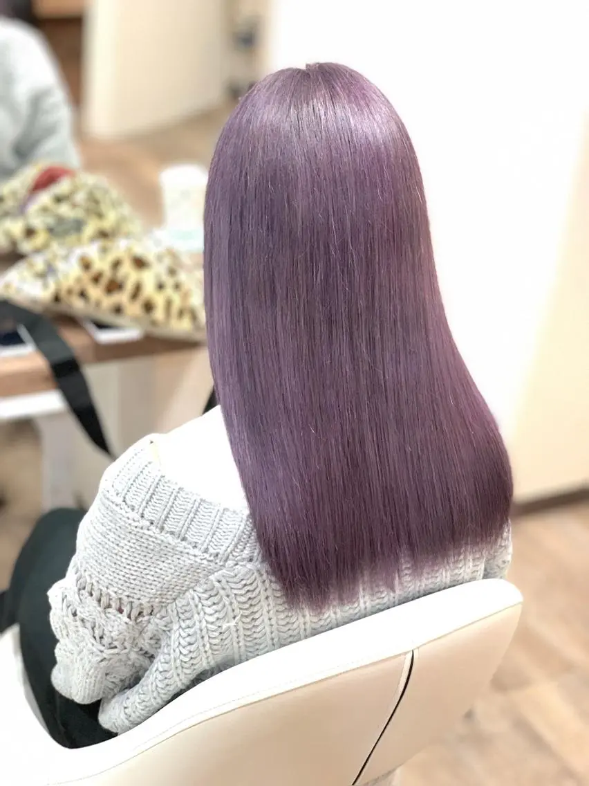 ミディアム アッシュ レディース専用🌷咲 の垢抜けブリーチ部屋のヘアスタイル