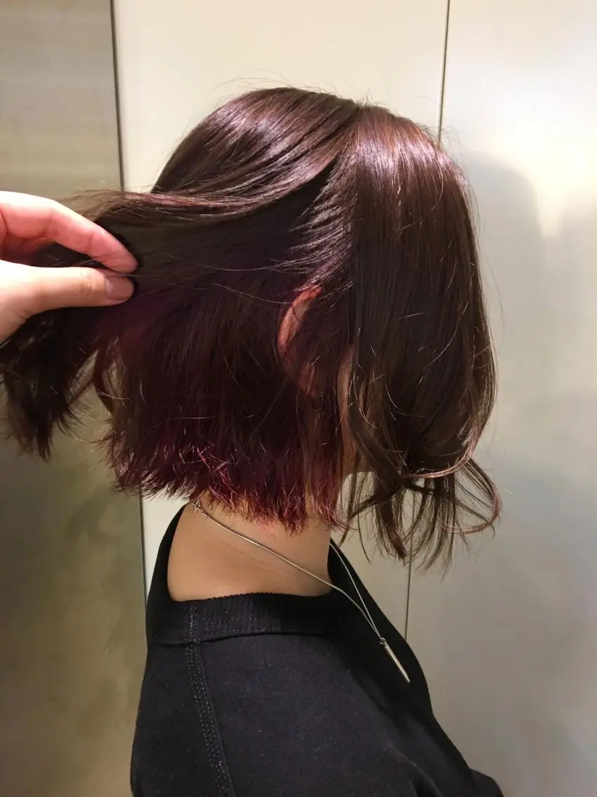 カラー 天野 利咲のヘアスタイル