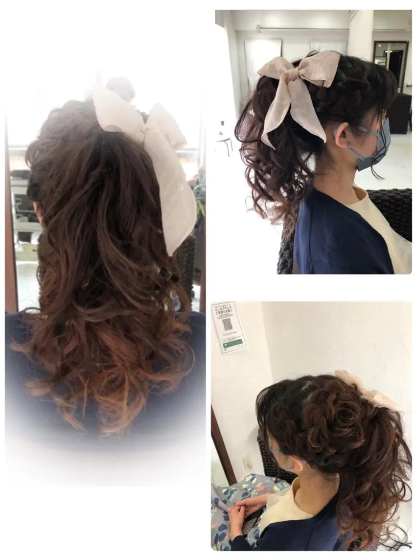 ヘアアレンジ HempBeauty 浅野アサミのヘアスタイル